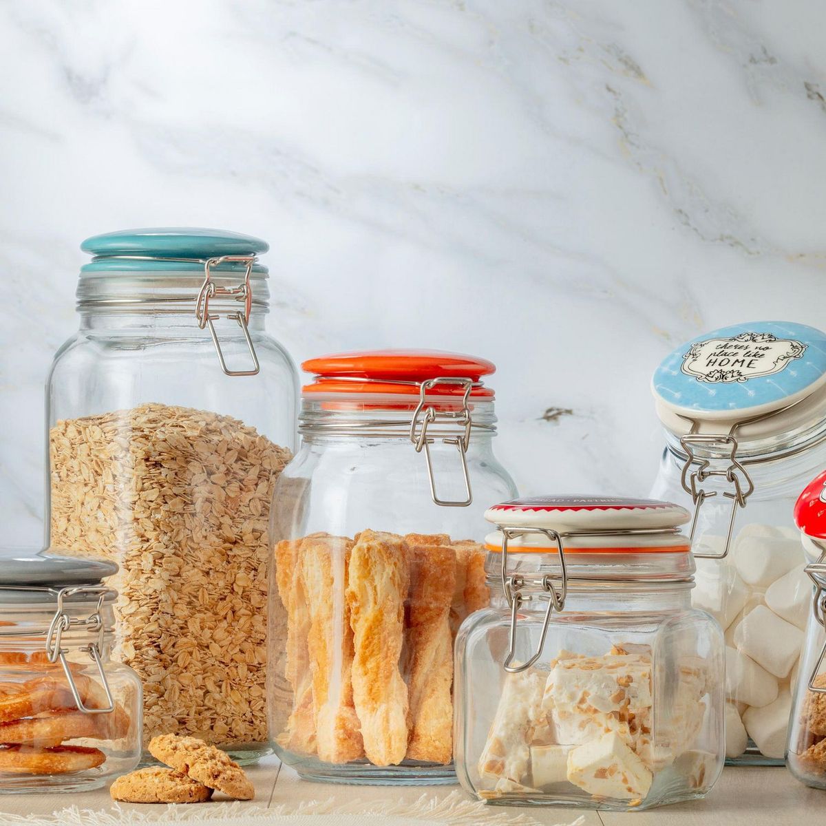 JUST HOME COLLECTION - Frasco De Vidrio 2.8L C/Tp Cer Njo