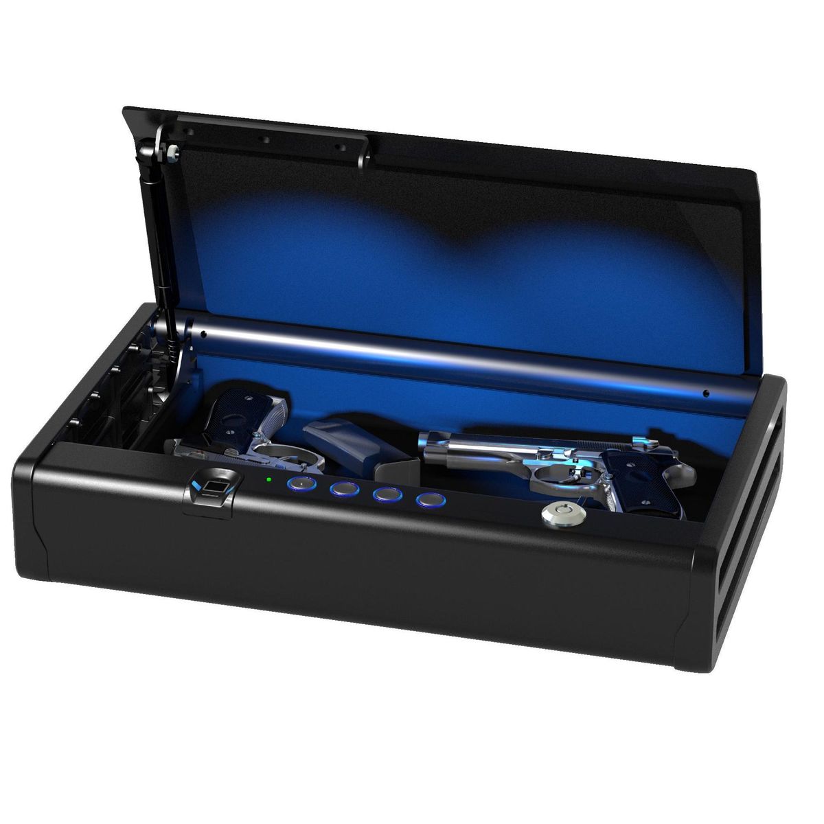 SENTRYSAFE - Caja de Seguridad 2 Pistolas con Huella Digital SentrySafe