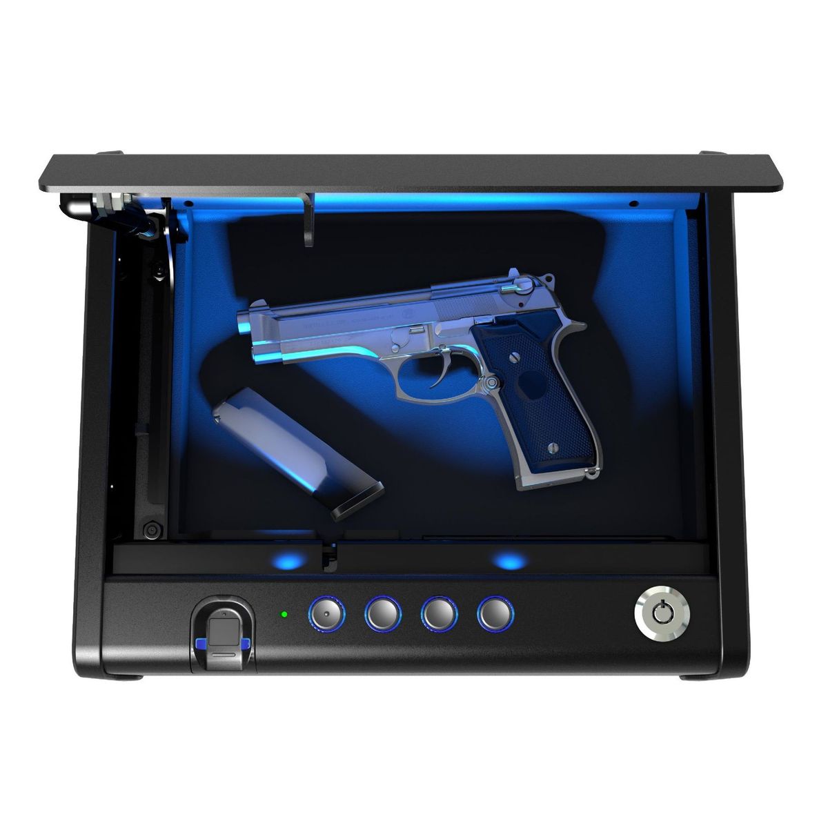 SENTRYSAFE - Caja de Seguridad 1 Pistola con Huella Digital SentrySafe