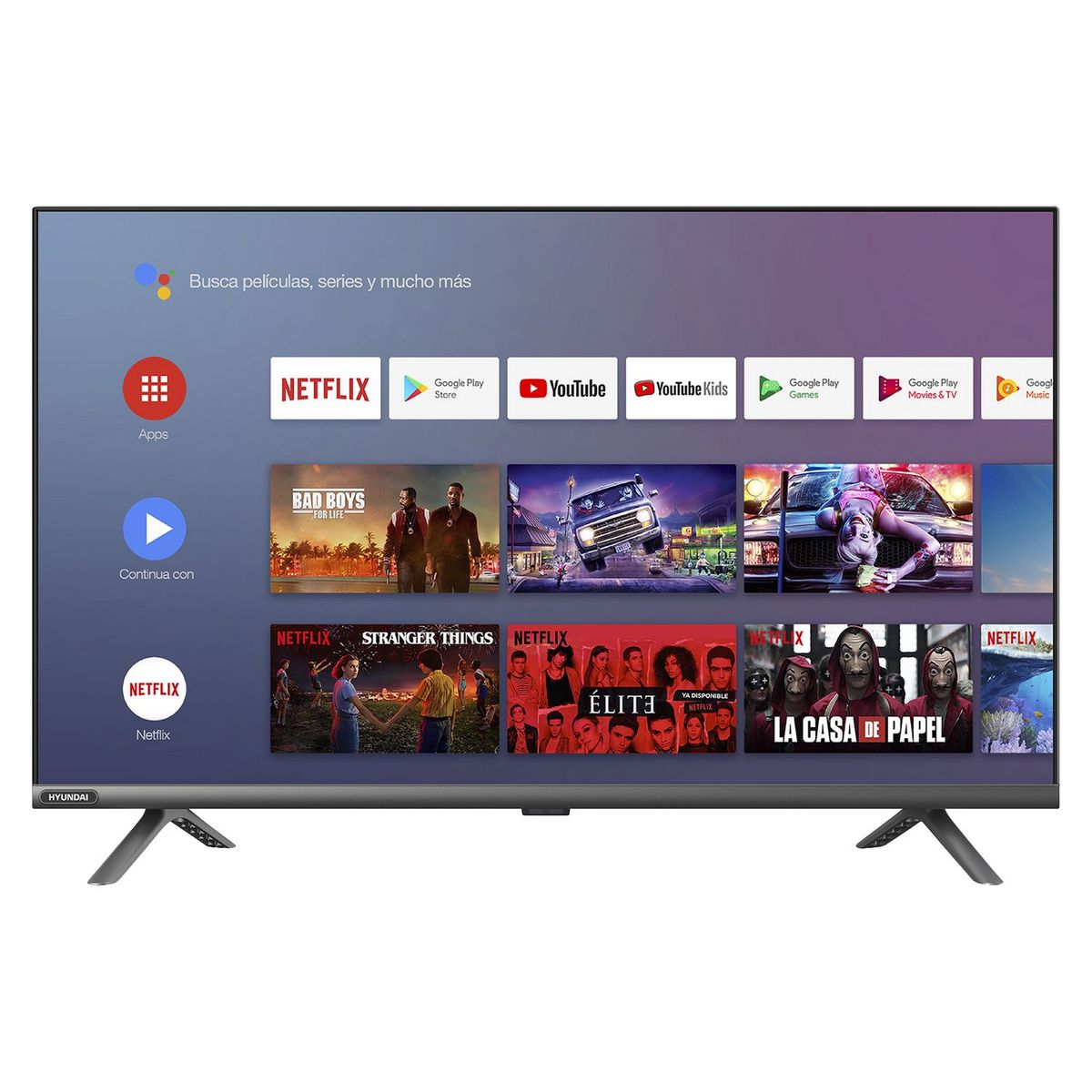 HYUNDAI - Televisor Hyundai Smart HD 32" HYLED3248AiM