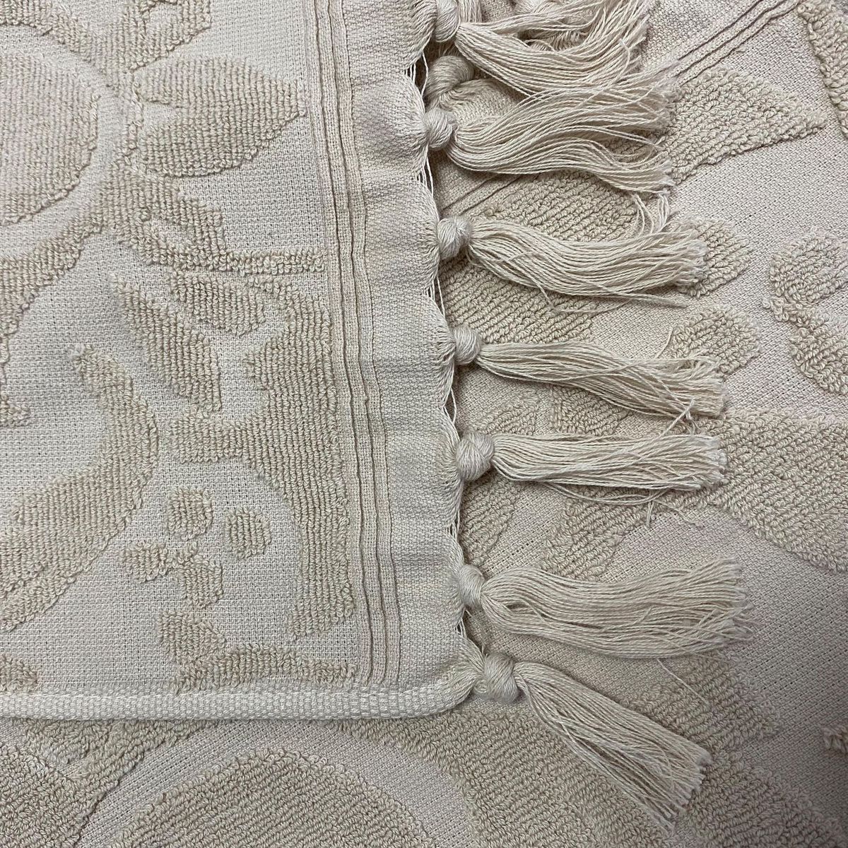 JUST HOME COLLECTION - Setx2 Toallas de Baño de Mano y de Cuerpo de Algodón Beige