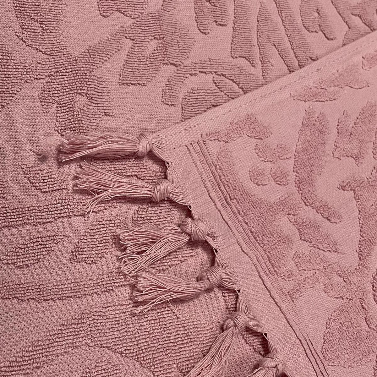 JUST HOME COLLECTION - Setx2 Toallas de Baño de Mano y de Cuerpo de Algodón Rosa