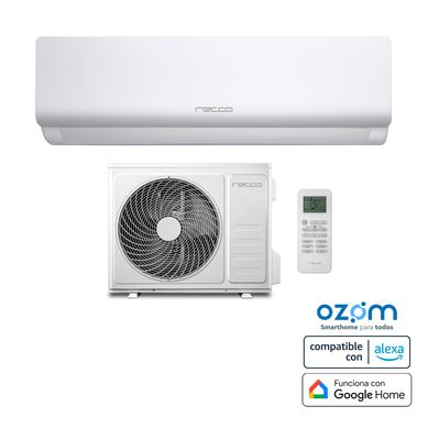 Aire Acondicionado Split On/Off Smart Wi-Fi Recco 36000 BTU Blanco