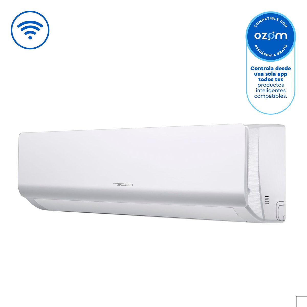 RECCO - Aire Acondicionado Recco Split 9000 BTU On/Off Smart Wi-Fi