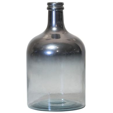 Botella Retro de Vidrio Gris 43cm