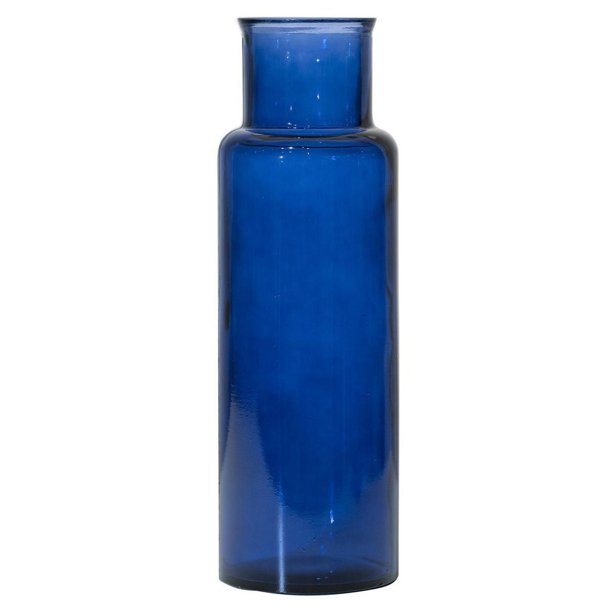 VIDRIOS SAN MIGUEL - Jarrón Noa Vidrio Azul 15x45x15cm