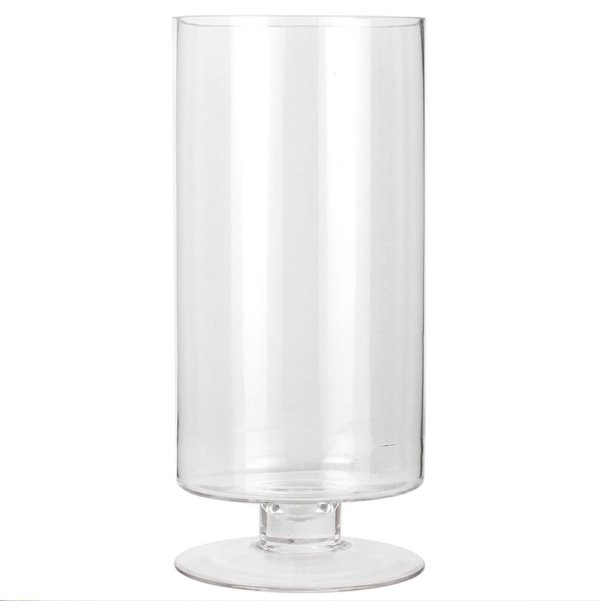 JUST HOME COLLECTION - Florero Huracán Vidrio Transparente 12x25cm