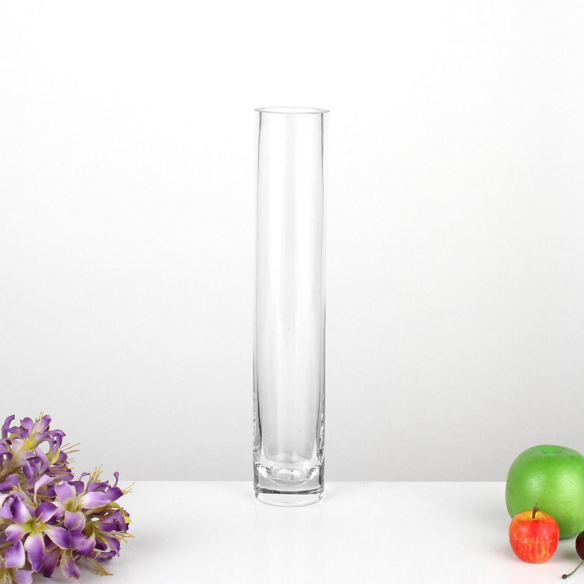 JUST HOME COLLECTION - Florero Uniflor Vidrio Transparente 5.5x30cm