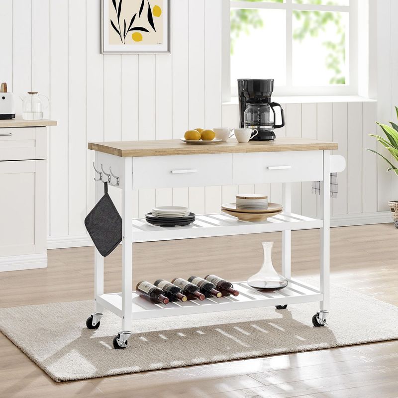 JUST HOME COLLECTION - Mueble Móvil de Cocina Alexa 120x90cm