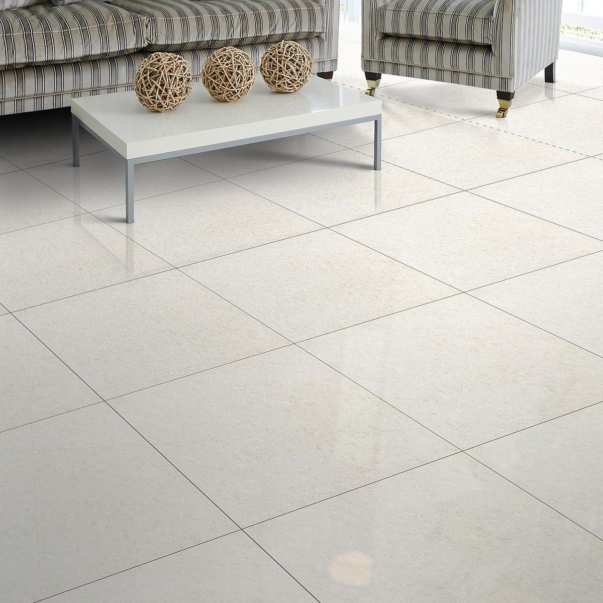 HOLZTEK - Porcelanato Crystal Blanco 60x60cm