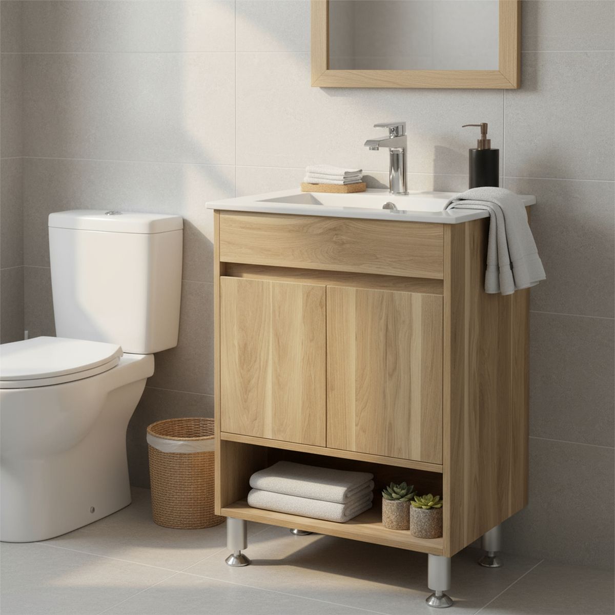 SENSI DACQUA - Mueble de Baño LVM Amaretto 46x60x85cm