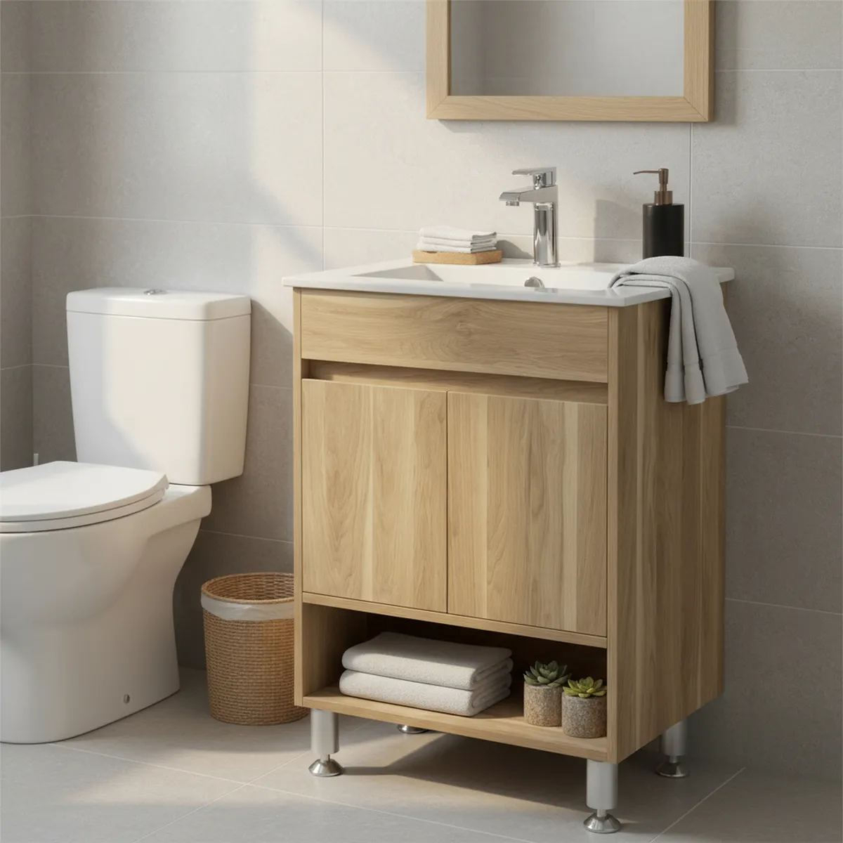 SENSI DACQUA - Mueble de Baño LVM Amaretto 46x60x85cm