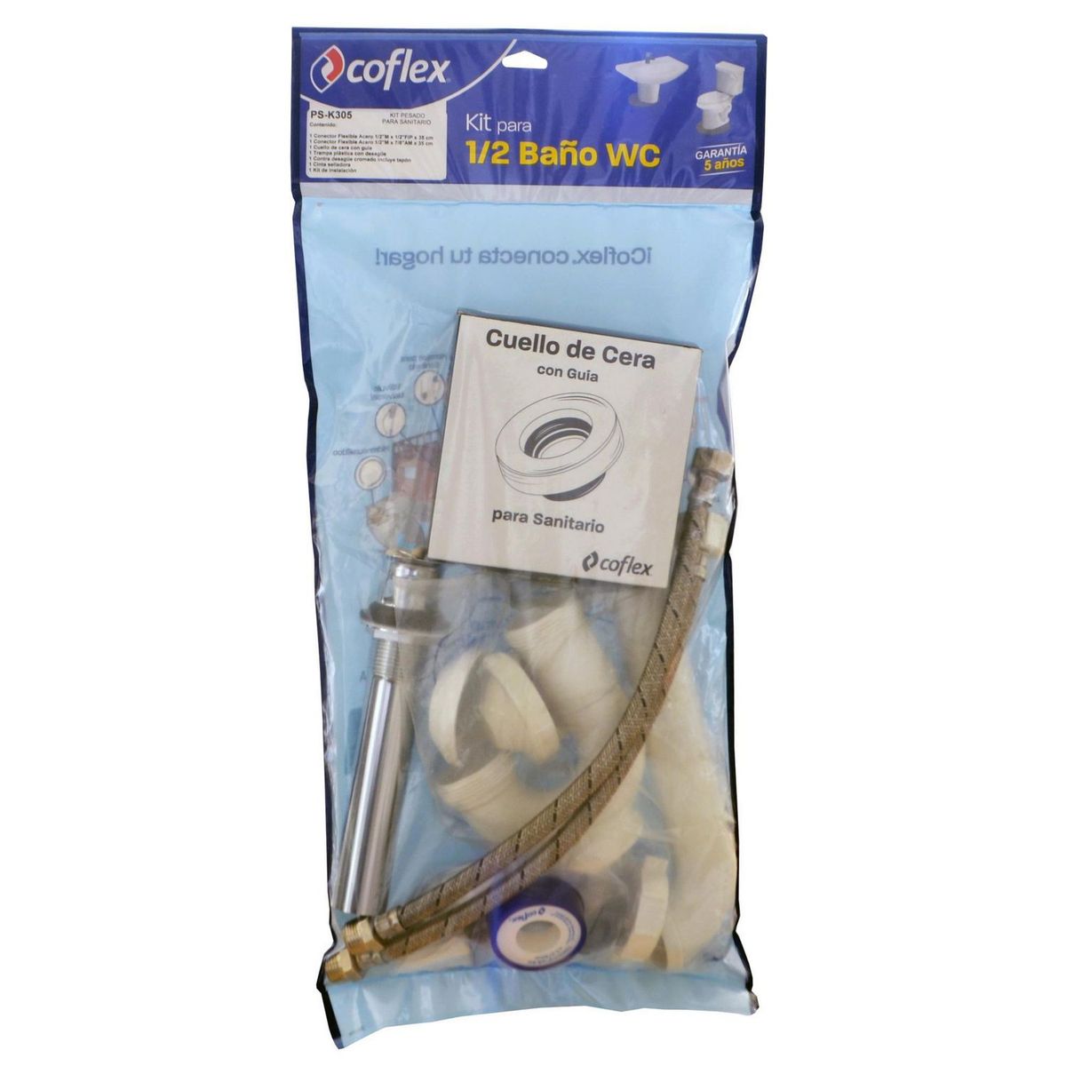 COFLEX - Kit de Accesorios 1/2 Baño