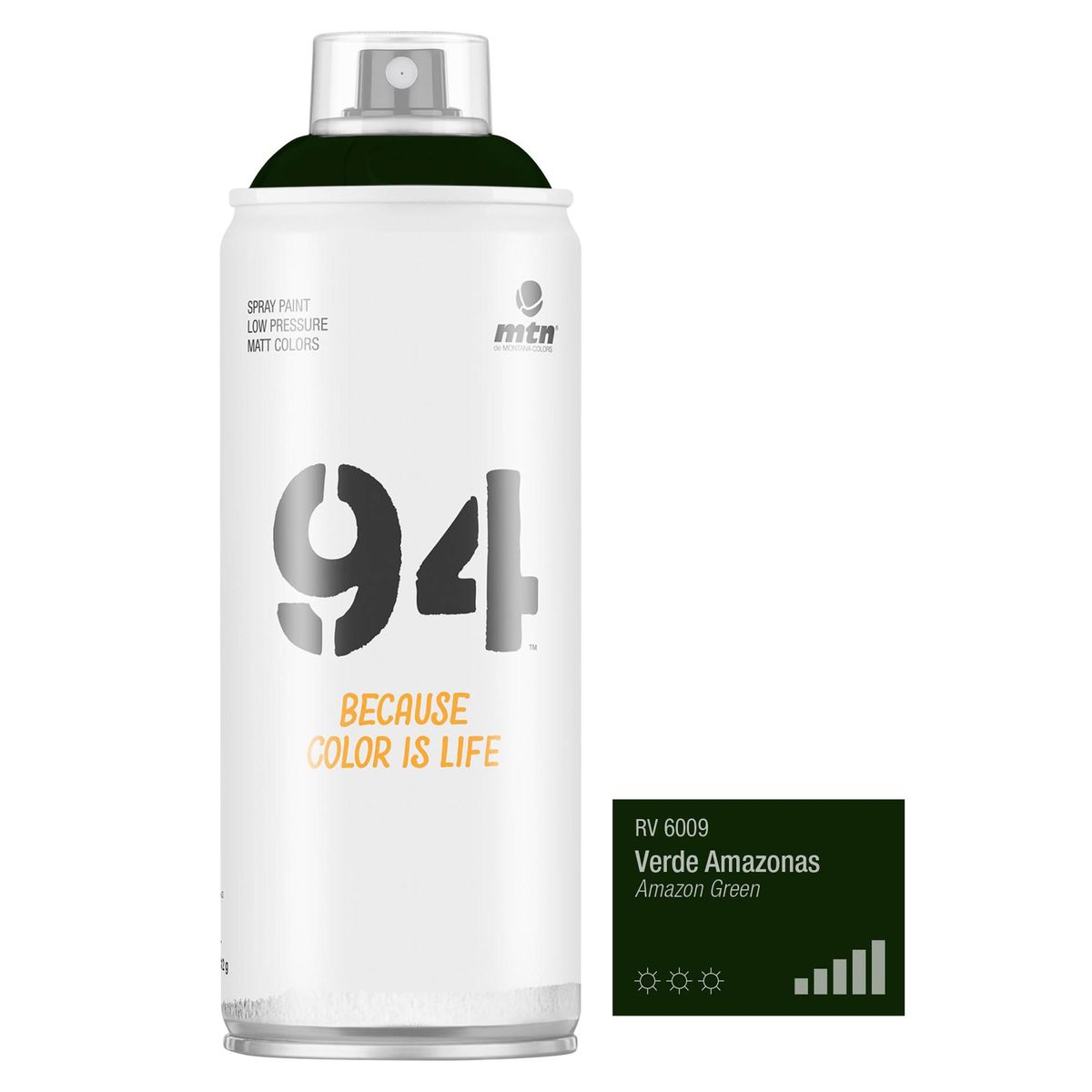 MONTANA COLORS - Pintura en Spray MTN 94 Verde Ama 400ml