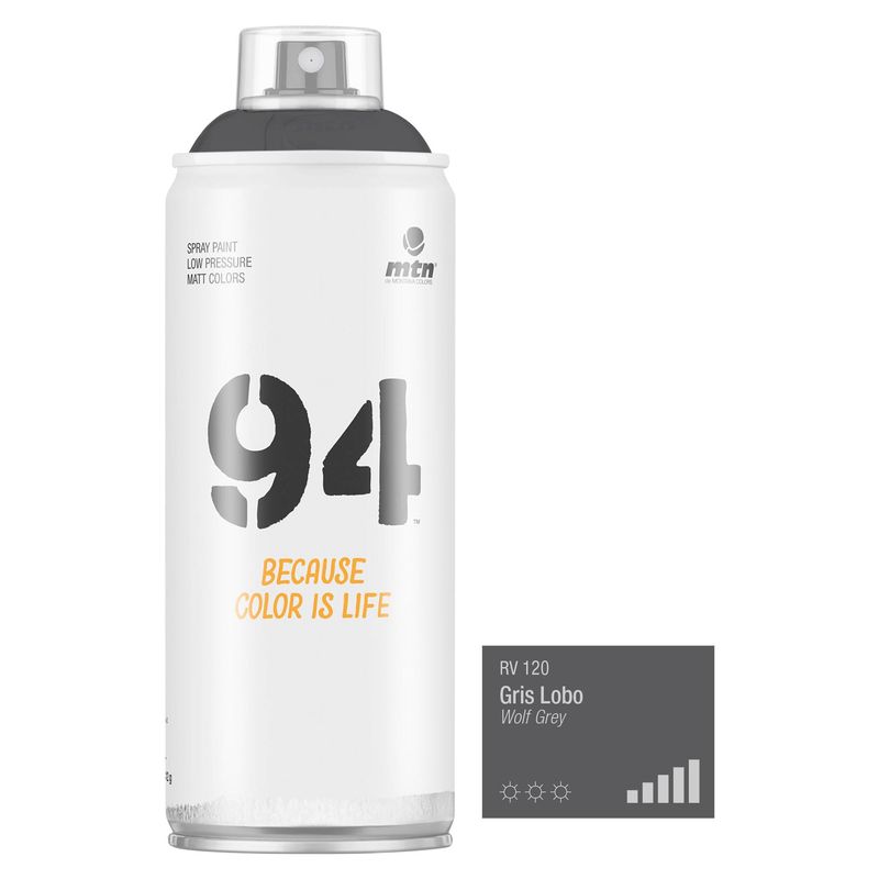 MONTANA COLORS - Pintura en Spray MTN 94 Gris Lobo 400ml