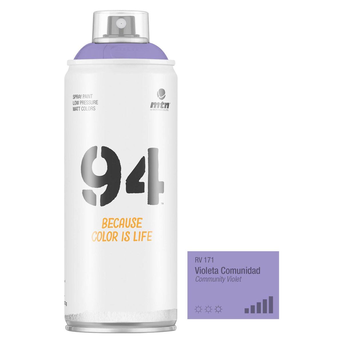 MONTANA COLORS - Pintura en Spray MTN 94 Violeta 400ml