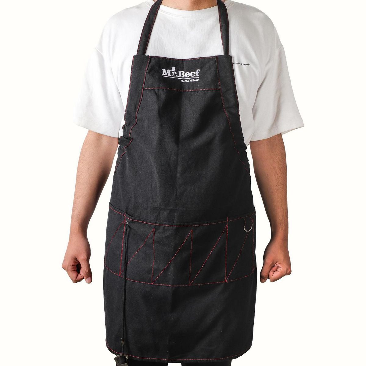 MR BEEF - Mandil para Parrilla con Destapador Mr Beef