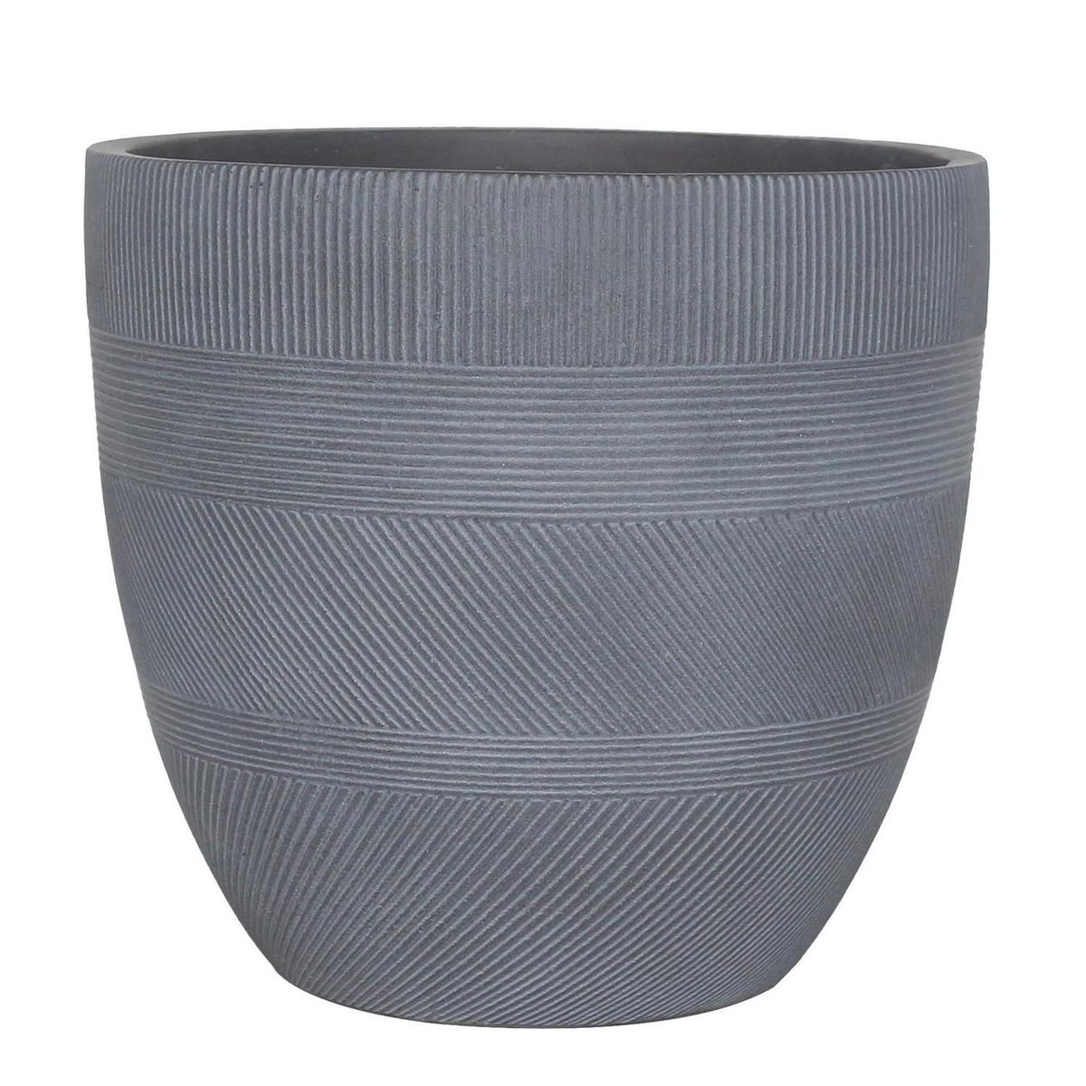 JUST HOME COLLECTION - Maceta Viena Gris 52x47.5cm