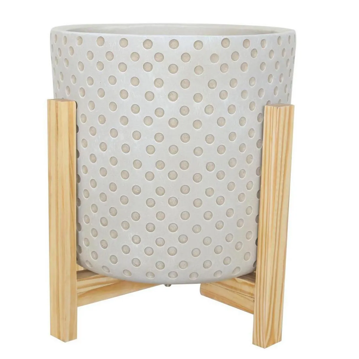 JUST HOME COLLECTION - Maceta con Base Arena 29x30cm