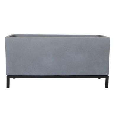 Maceta Rectangular Gris 30x40x