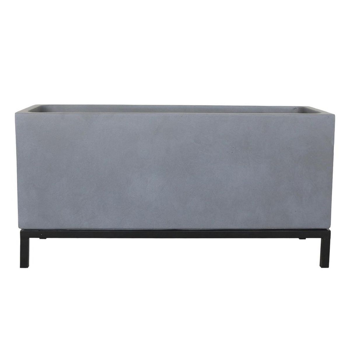JUST HOME COLLECTION - Maceta Rectangular Gris 30x40x