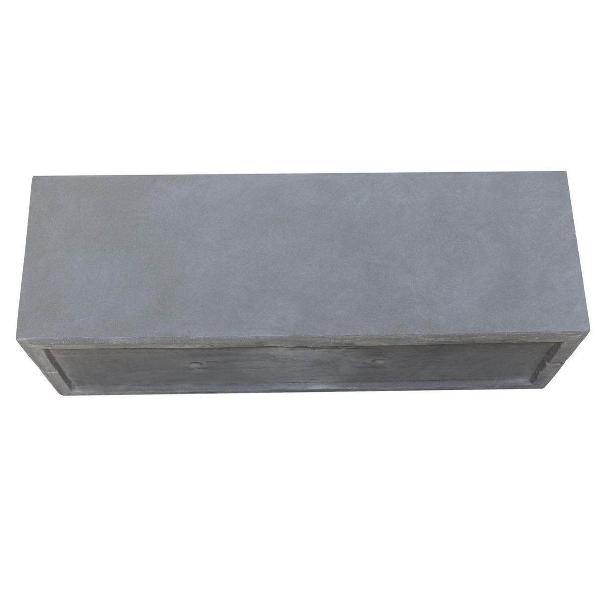 JUST HOME COLLECTION - Maceta Rectangular Gris 30x40x