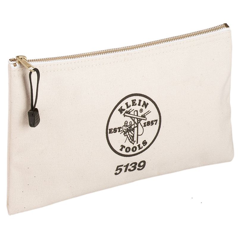 KLEIN TOOLS - Bolsa de lona con cremallera