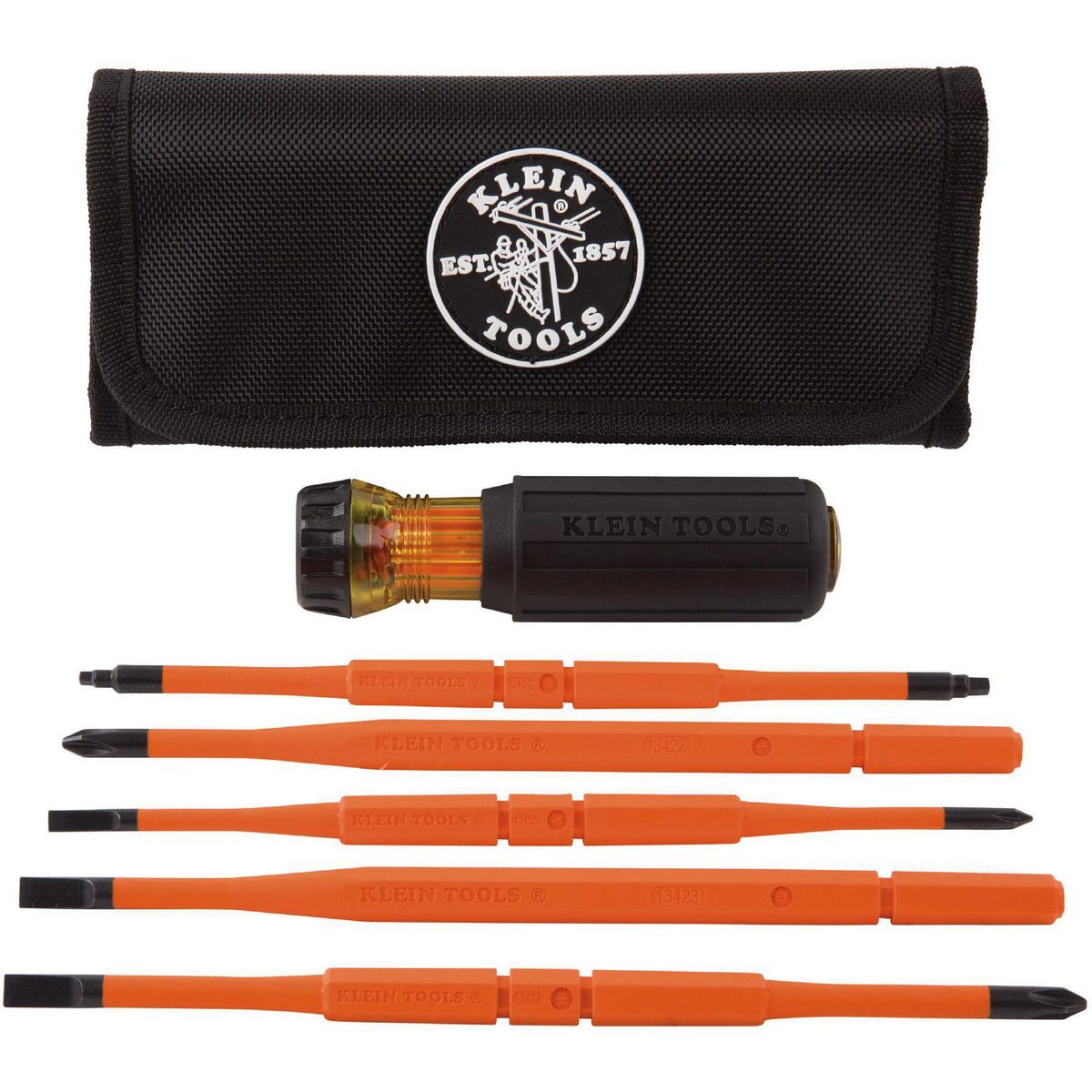 KLEIN TOOLS - Juego Destornillador Aislante 8en1