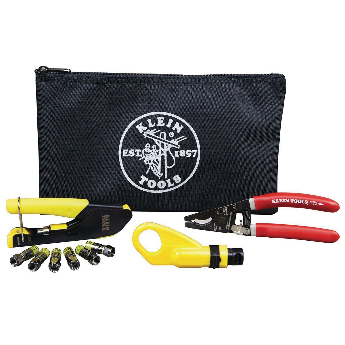 KLEIN TOOLS - Juego Instalación Cable Coaxio