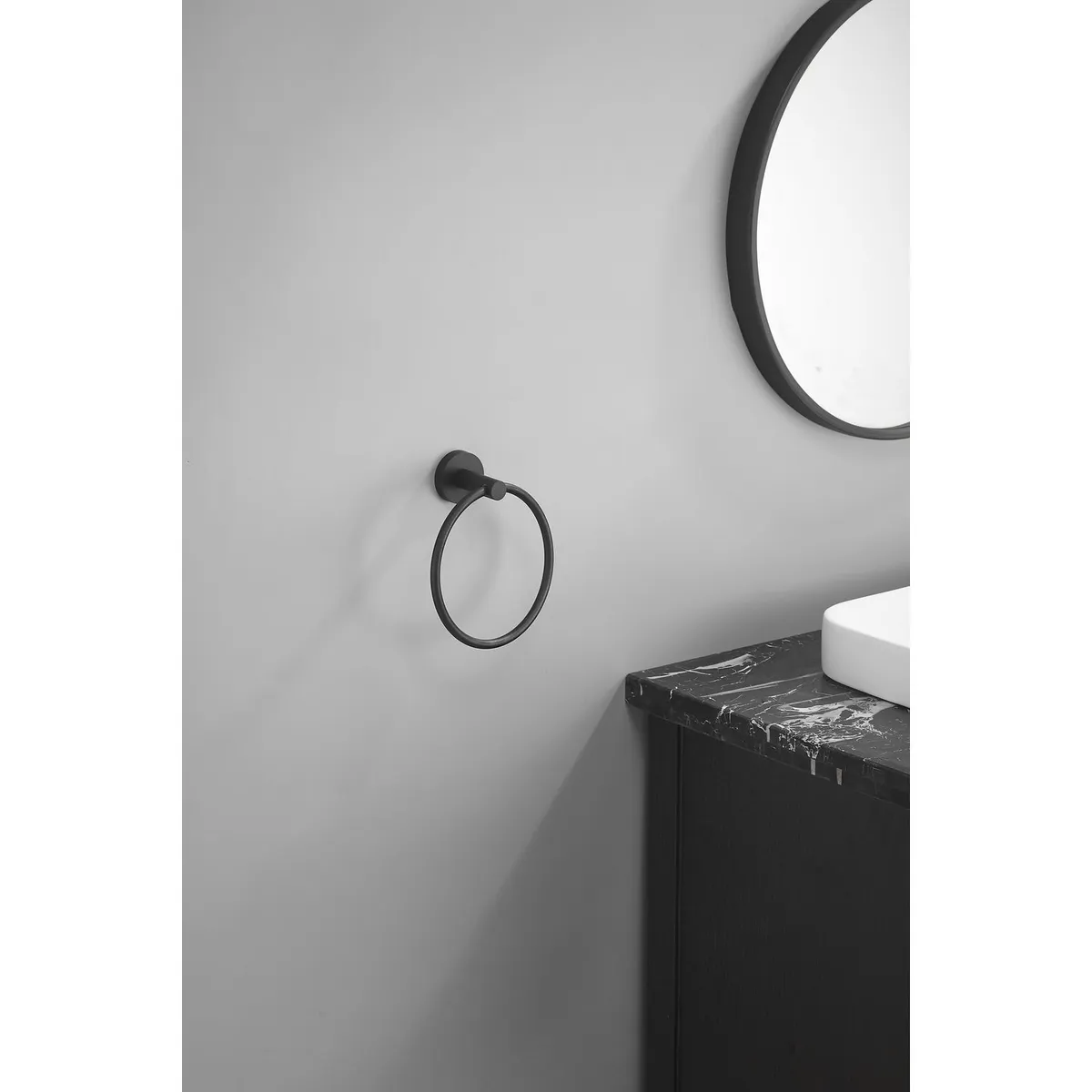 SENSI DACQUA - Toallero Argo Chicago Negro Mate