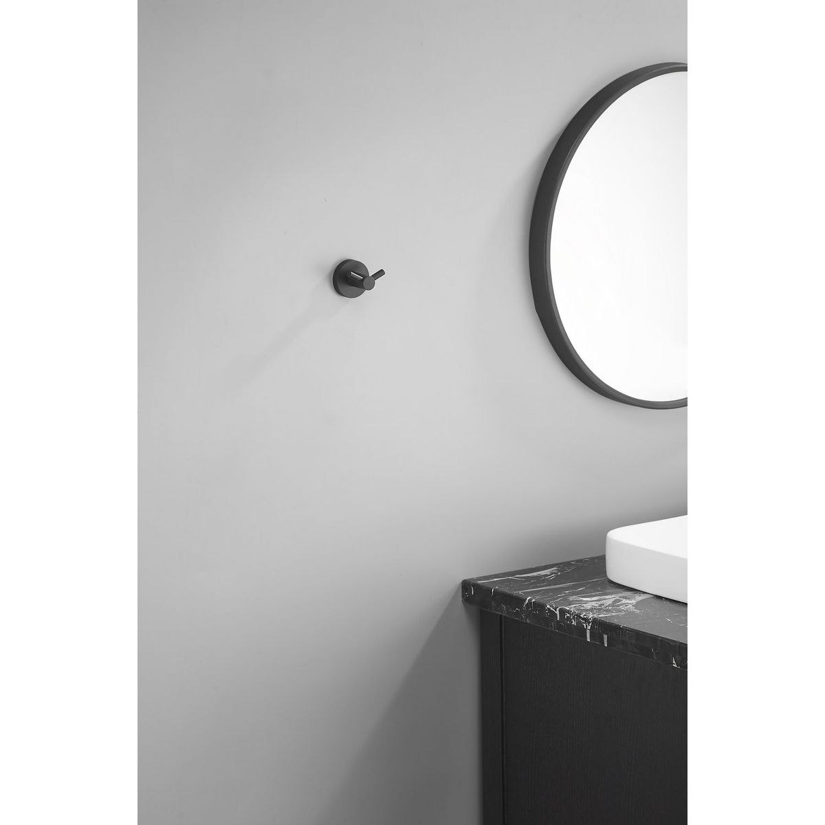 SENSI DACQUA - Gancho Doble Chicago Negro Mate