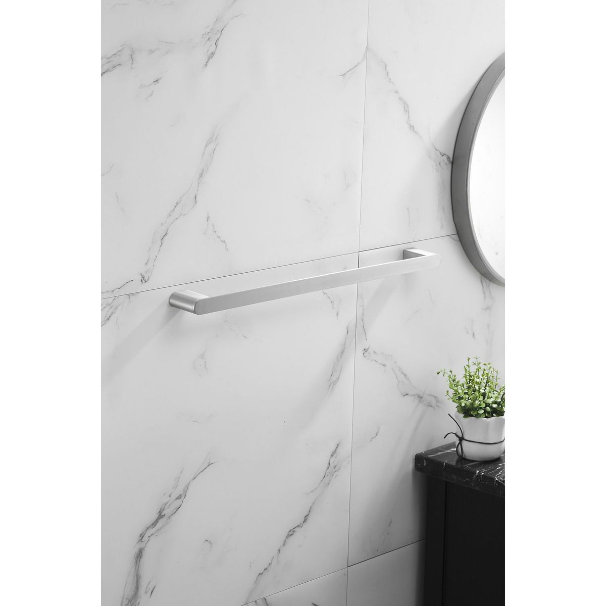 SENSI DACQUA - Toallero Barra Sidney Niquel 60cm