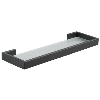 Repisa de Vidrio NewYork Negro Mate