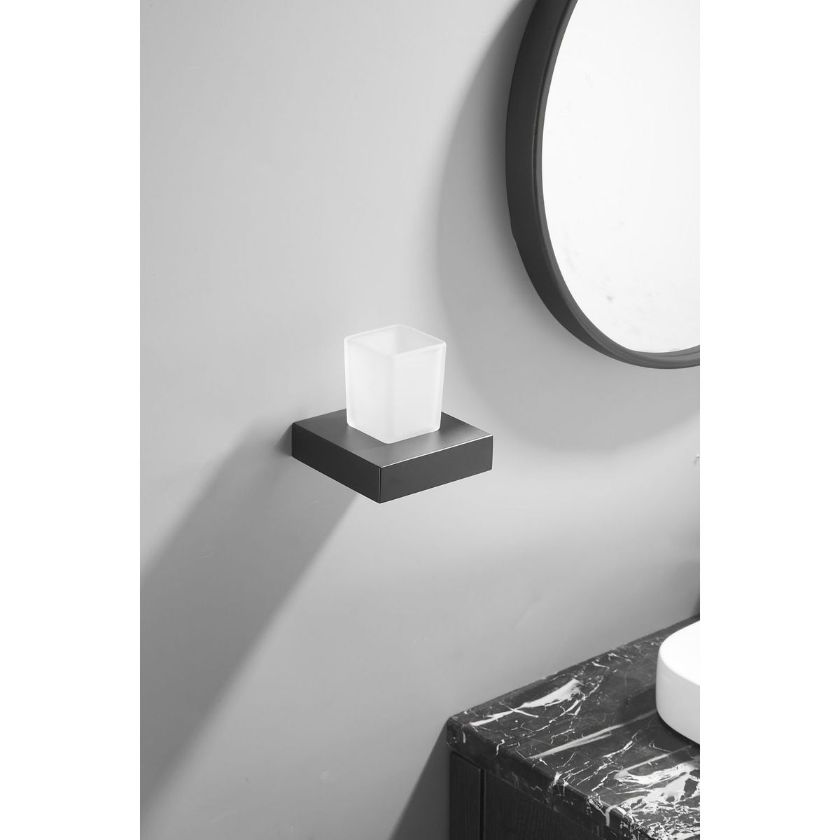 SENSI DACQUA - Porta Vaso NewYork Negro Mate