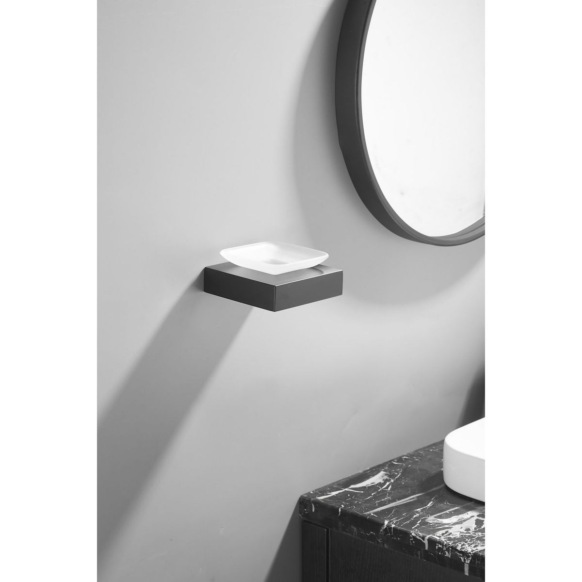 SENSI DACQUA - Porta Jabón NewYork Negro Mate