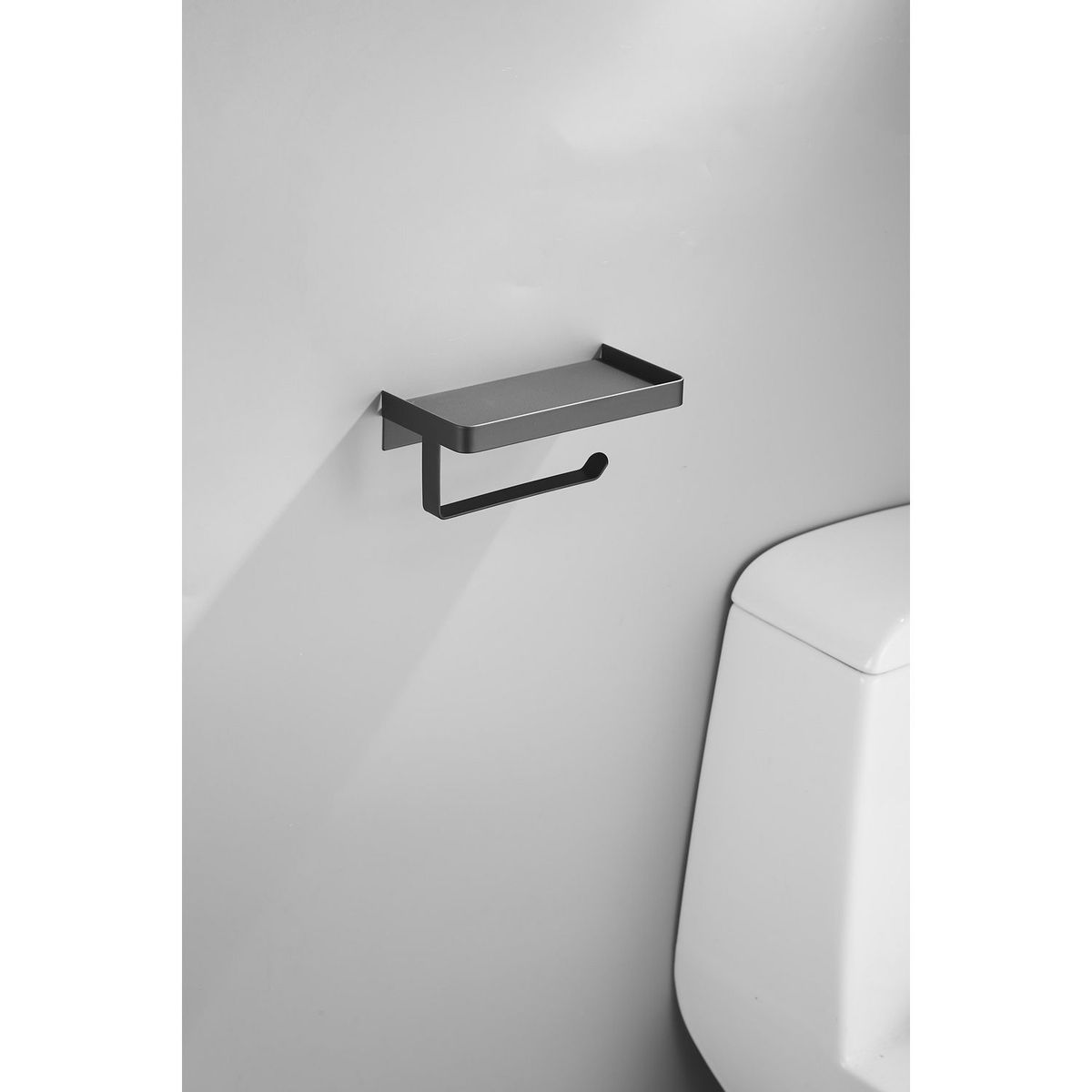 SENSI DACQUA - Portapapel Repisa Osaka Negro Mate