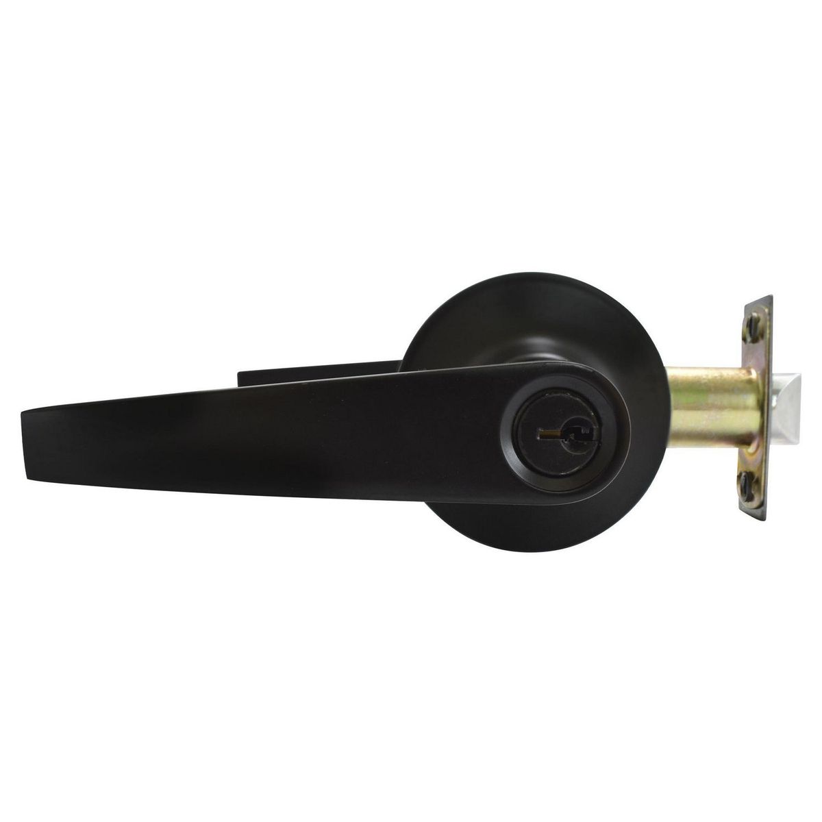 FIXSER - Cerradura de Manija Dormitorio Negro