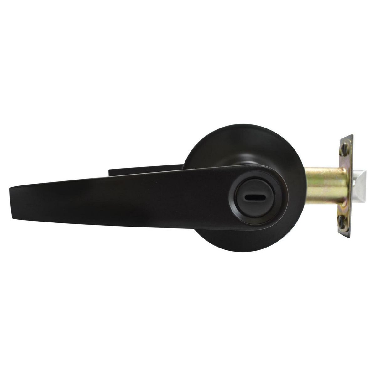 FIXSER - Cerradura de Manija Baño Negro