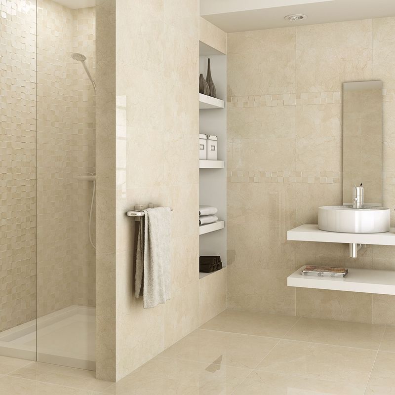 PAMESA - Porcelanato Mármol 60.8x60.8 Marmoladas Brillante 1.48 m2