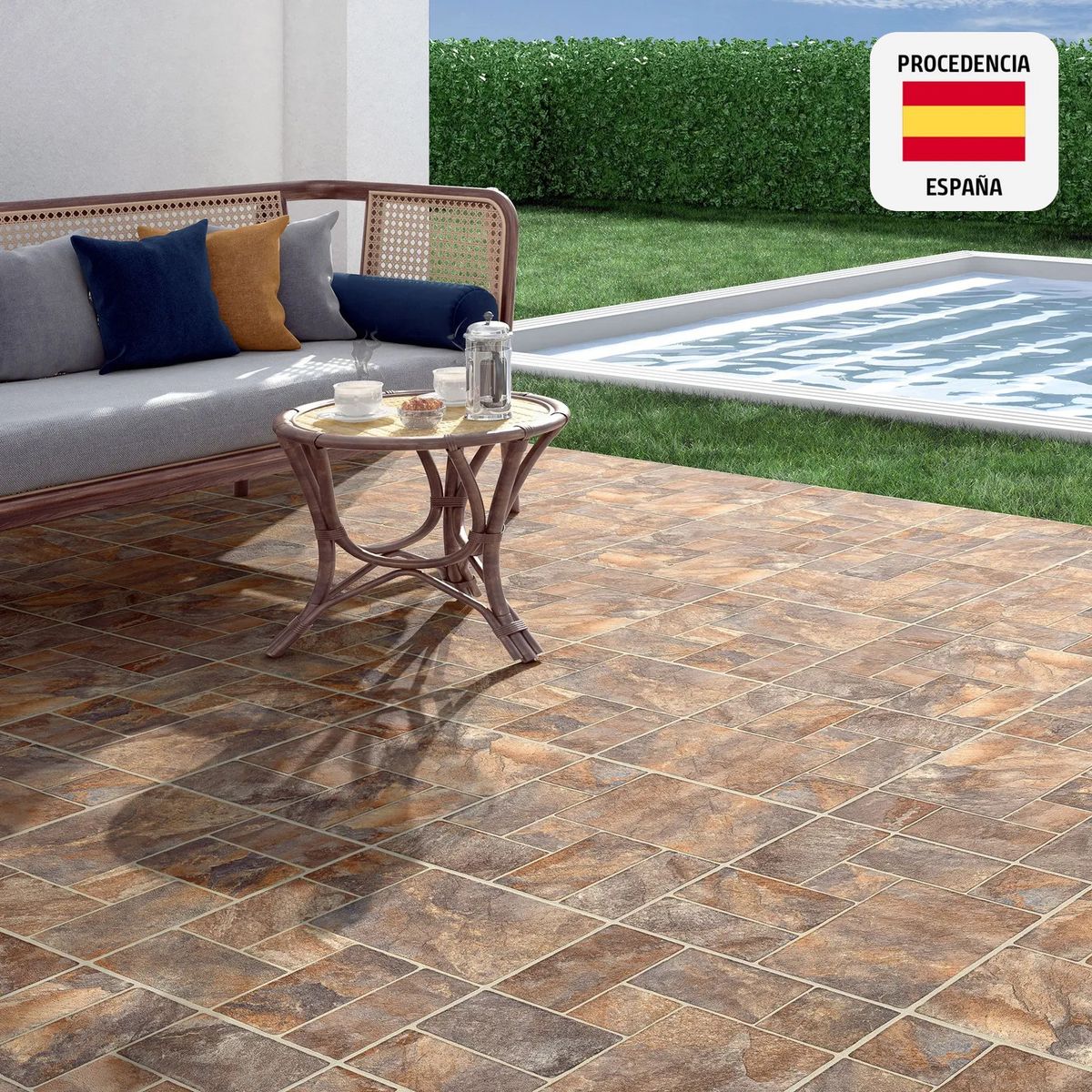 PAMESA - Ceramica Mix Rustico 45x45cm 1.42m2