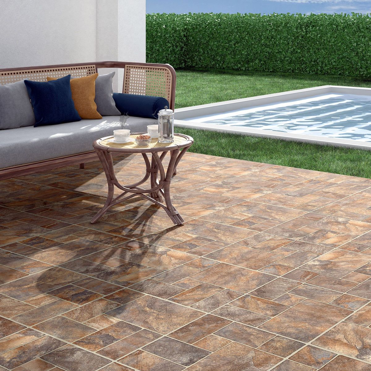 PAMESA - Ceramica Mix Rustico 45x45cm 1.42m2