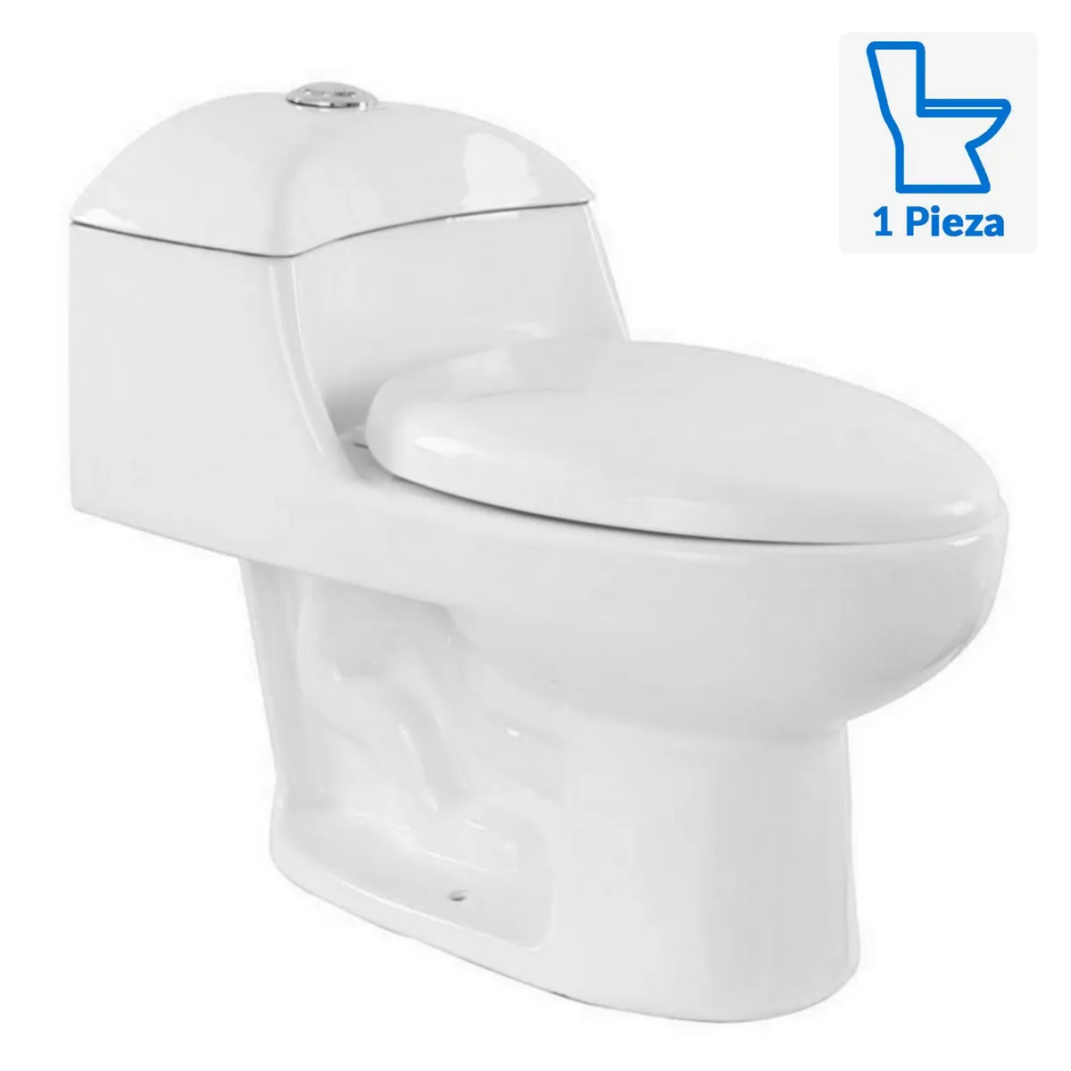 WC Inodoro One Piece Lara Blanco, marca SENSI DACQUA - Foto 2
