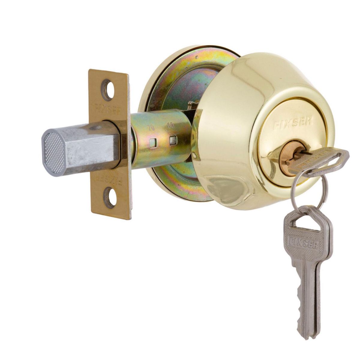 FIXSER - Cerradura de Llave - Mariposa Bronce PUL Fixser