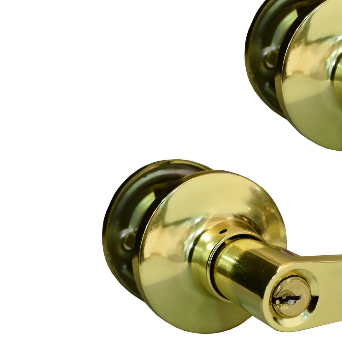 FIXSER - Cerradura de Manija Dormitorio Dorado