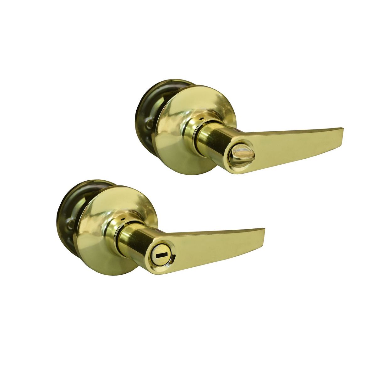 FIXSER - Cerradura de Manija Baño Dorado