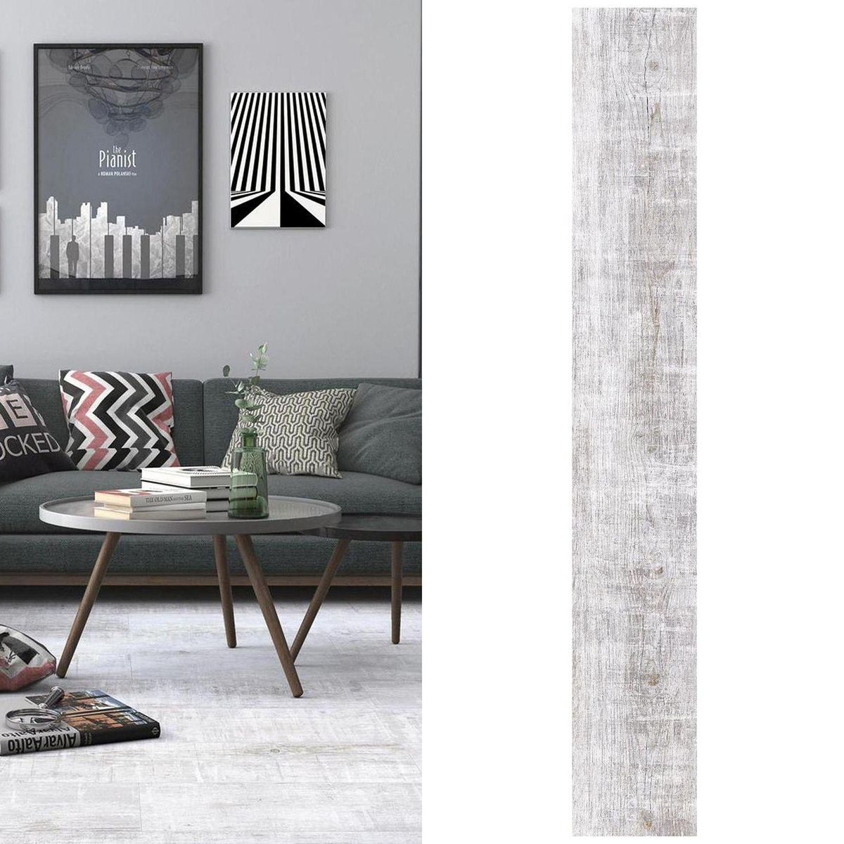 HOLZTEK -  8 mm Spruce Grey Grey 1.99 m2