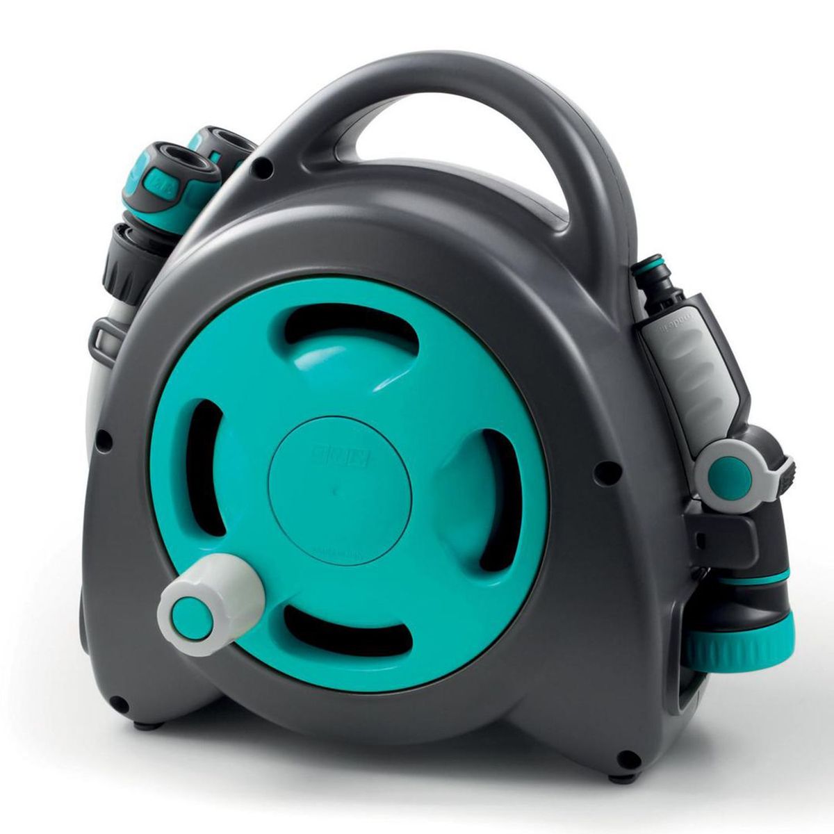 GF - SB Set Enrrollador de Manguera Portátil Azul 16.5m