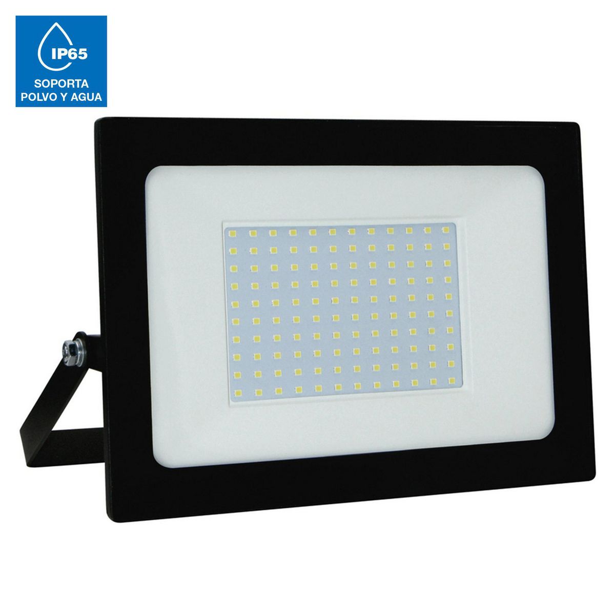 HALUX - Reflector Luz Cálida Negro 100W Halux