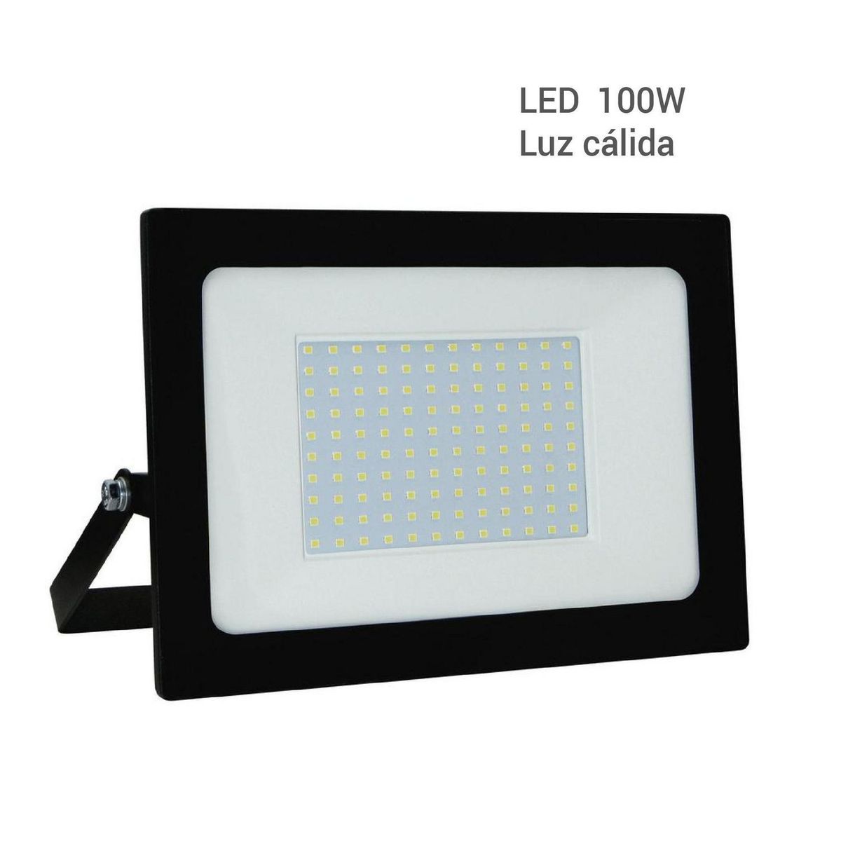 HALUX - Reflector Luz Cálida Negro 100W Halux