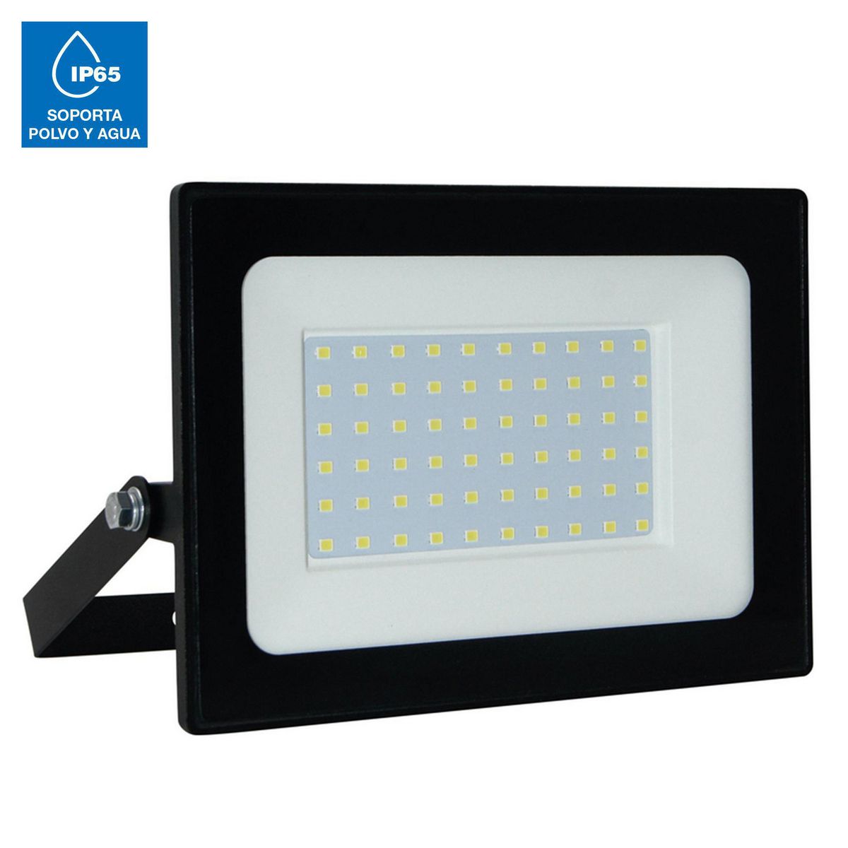 HALUX - Reflector Luz Fría Negro 50W Halux